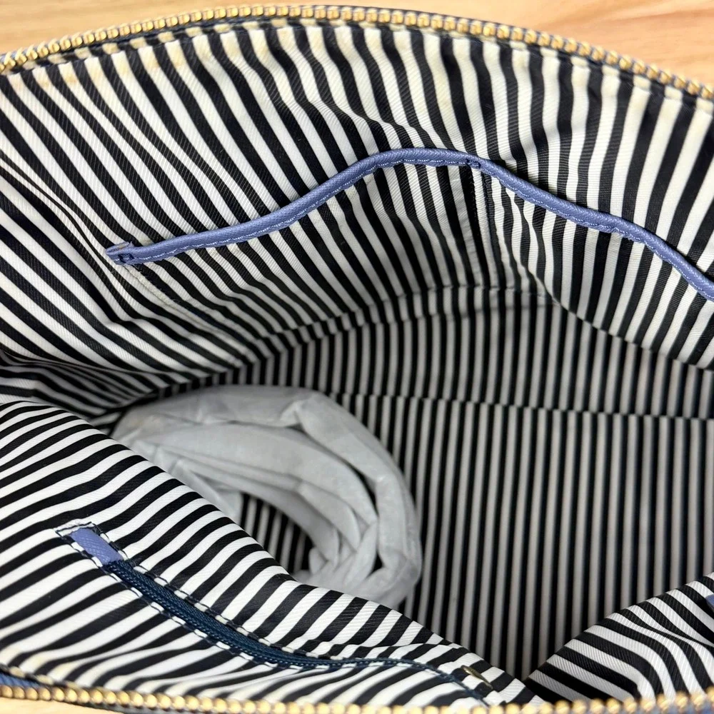 Kate Spade Cameron Street Blue Saffiano Leather Dome Satchel Bag Purse